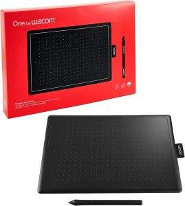 Wacom One by Wacom Medium - Tableta gráfica con lápiz digital